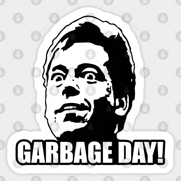 Garbage Day! Sticker by HellraiserDesigns